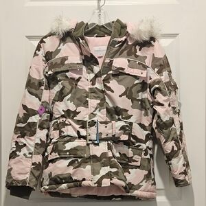 Tempetature Zone by Amy Byer Jacket w/Detatchable Faux Fur Hood, GUC, Size 10/12